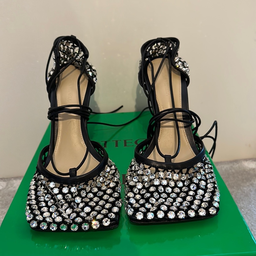 Bottega Veneta sparkle sandal